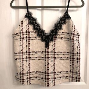 Zara Plaid Patterned Cami